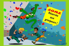 zonePAN réservée aux grimpeurs